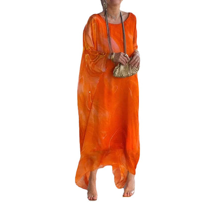 Lorraine - Vestido Estampado Mármol