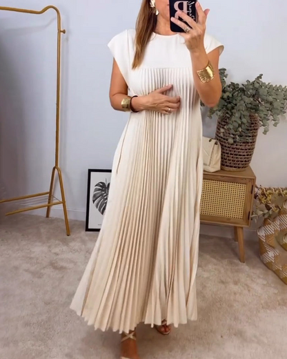 Iliana - Vestido Largo Plisado Elegante