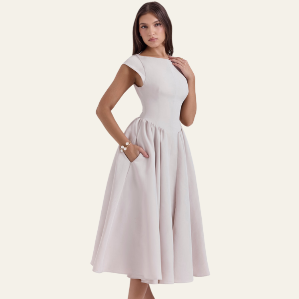 Paula - Vestido con Espalda Descubierta