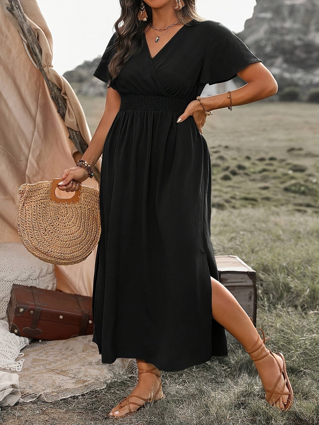 Candelaria - Vestido Largo Casual