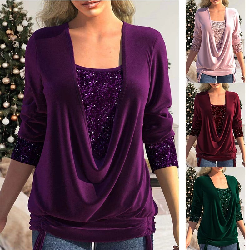 Leila - Camiseta con Lentejuelas