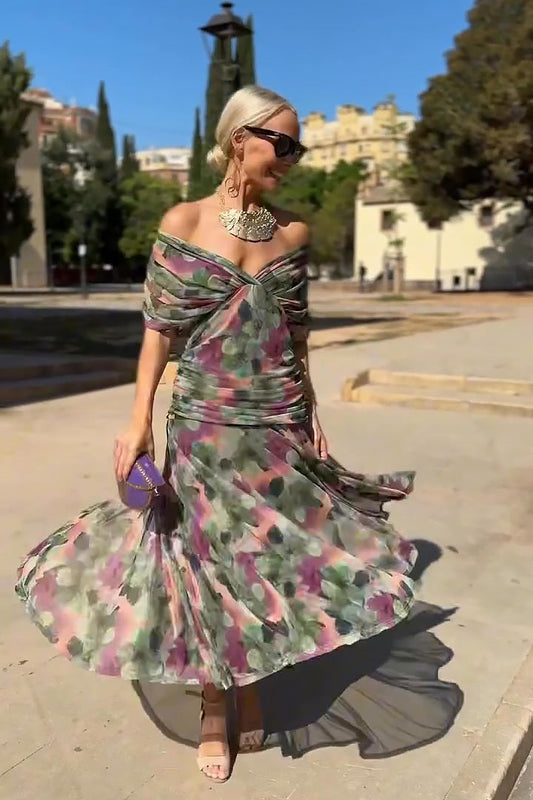 Almudena | Vestido Largo con Escote V