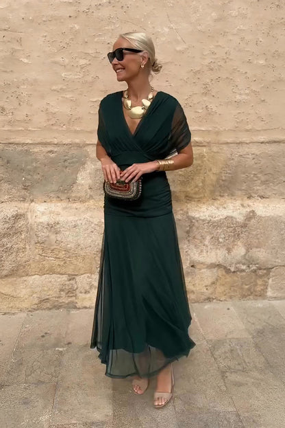 Almudena | Vestido Largo con Escote V