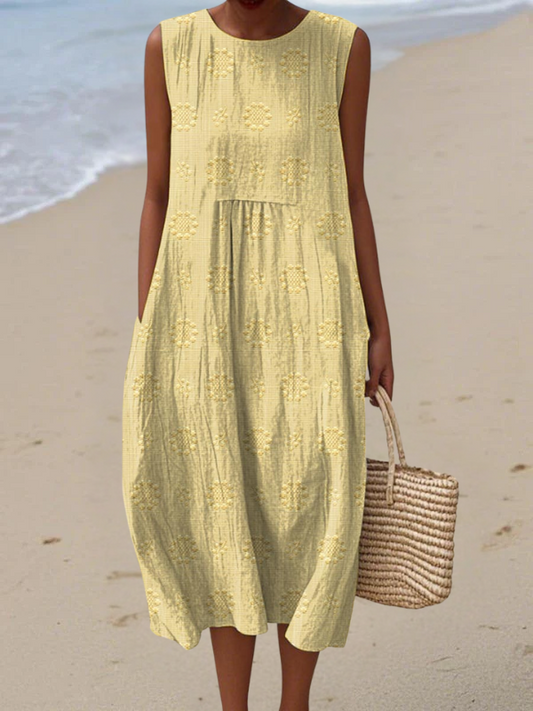 Flor | Vestido Midi bordado