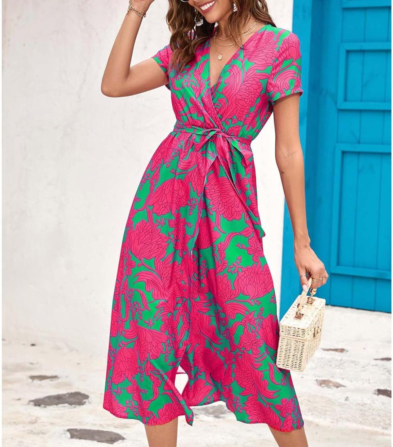 Fátima | Vestido colorido con Estilo