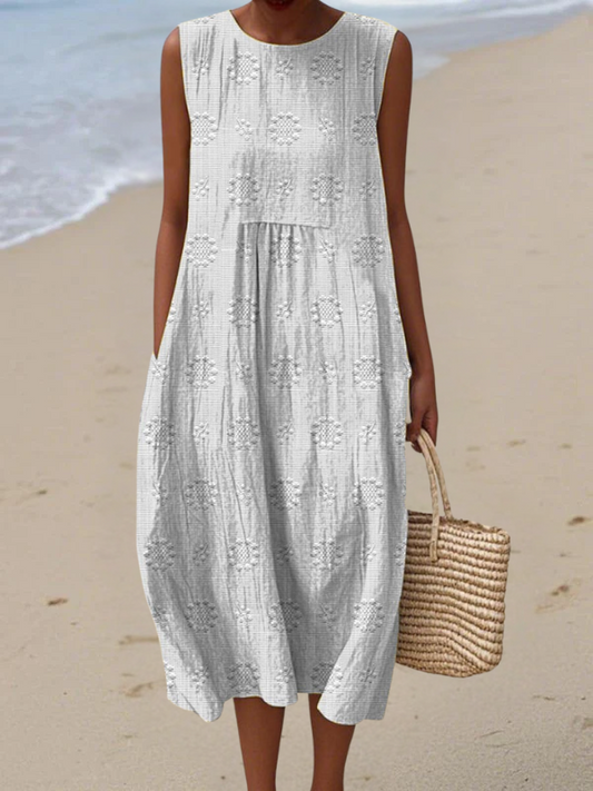 Flor | Vestido Midi bordado
