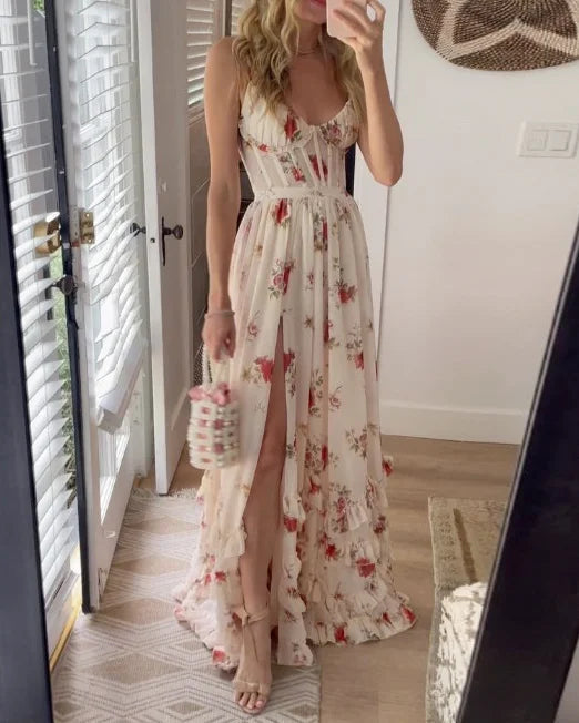 Melina - Vestido Largo Floral