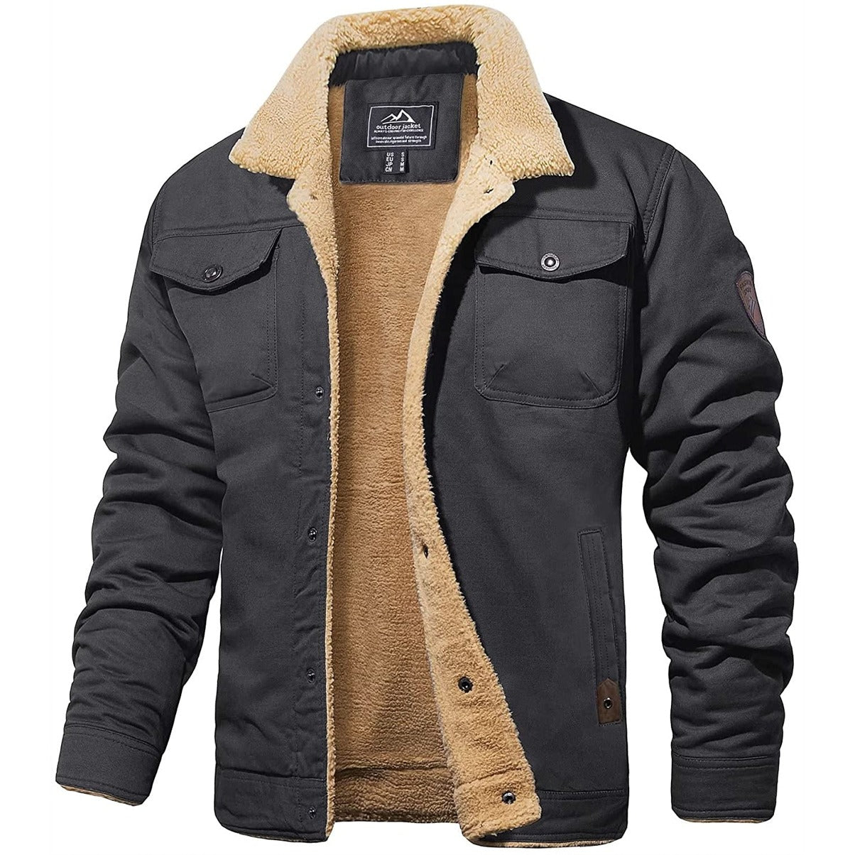 Sacha - Chaqueta forrada para Hombres Casual y Elegante