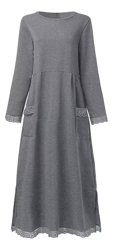 Nahia - Vestido Suelto con Bolsillos