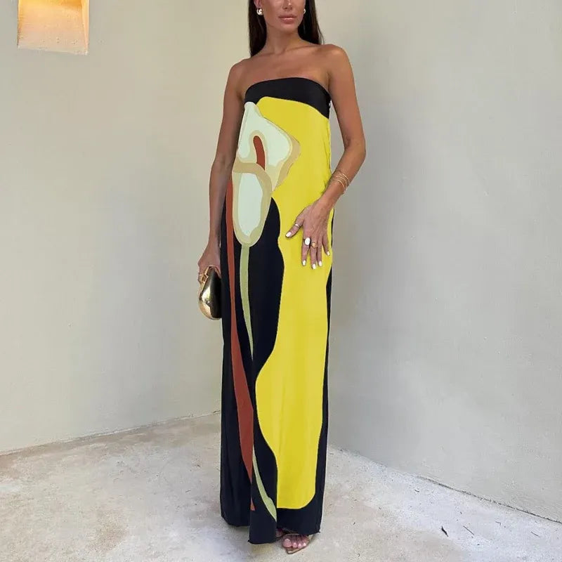 Jacinta - Vestido Largo Palabra Honor