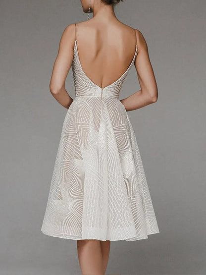 Teresa - Vestido elegante con espalda descubierta