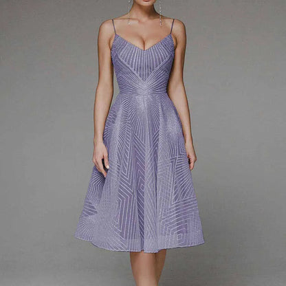 Teresa - Vestido elegante con espalda descubierta