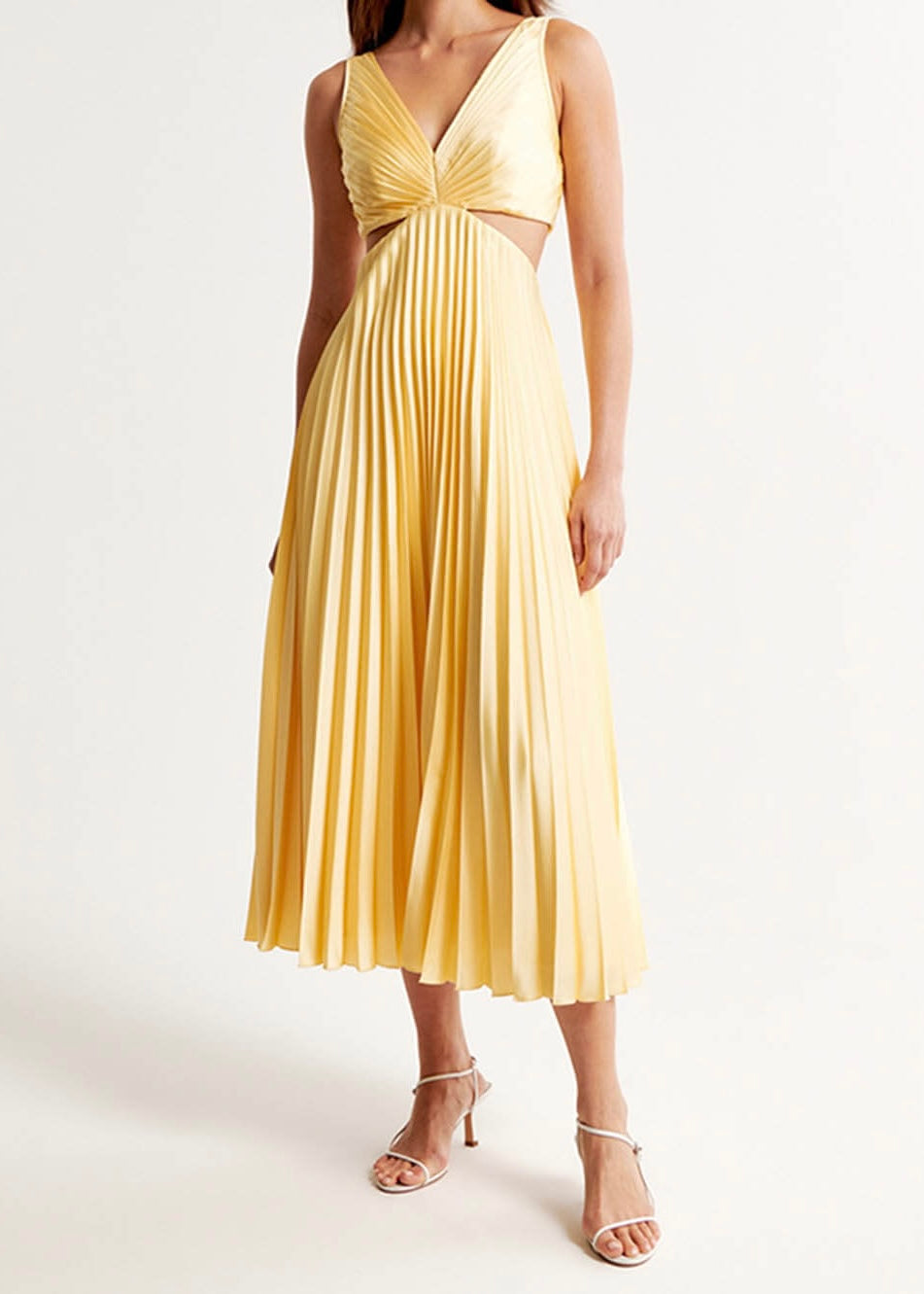 Sofía - Vestido Largo Plisado