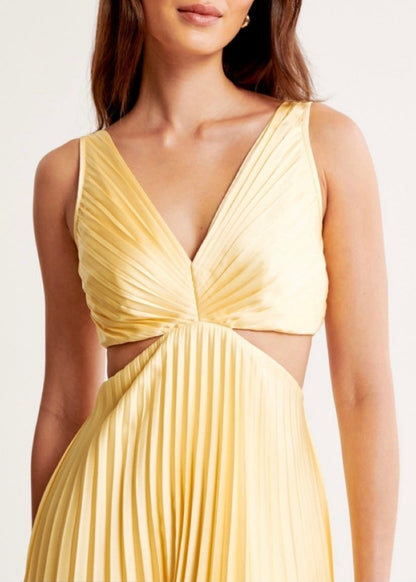 Sofía - Vestido Largo Plisado