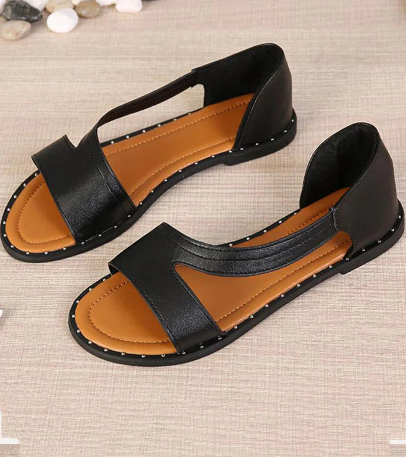 Diana | Sandali stile punta aperta con borchie decorative