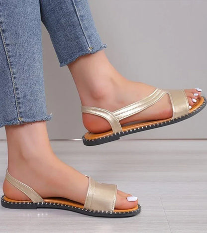 Diana | Sandali stile punta aperta con borchie decorative