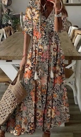 Sheila - Vestido estampado