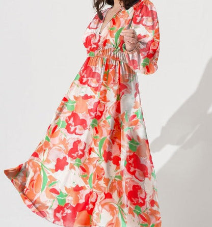Nina - Vestido Elegante con estampado Floral