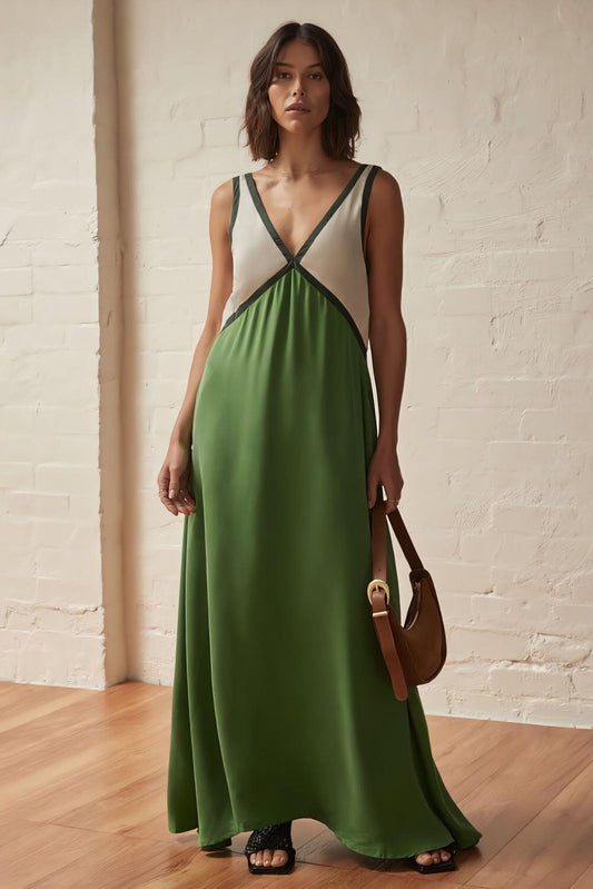 Gabrielle - Vestido Midi sin mangas