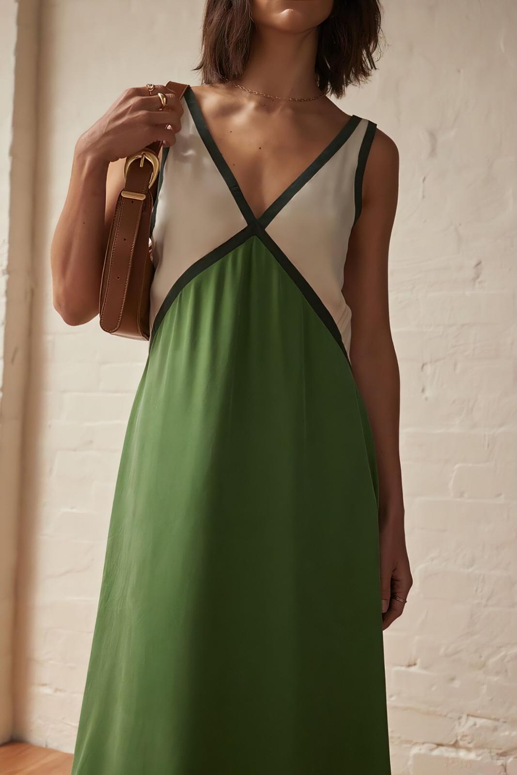 Gabrielle - Vestido Midi sin mangas