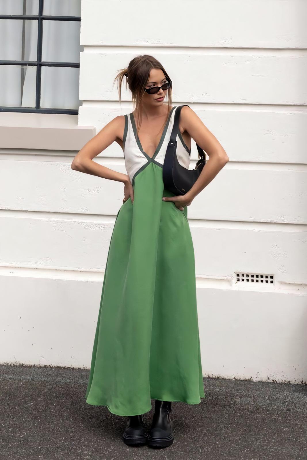 Gabrielle - Vestido Midi sin mangas