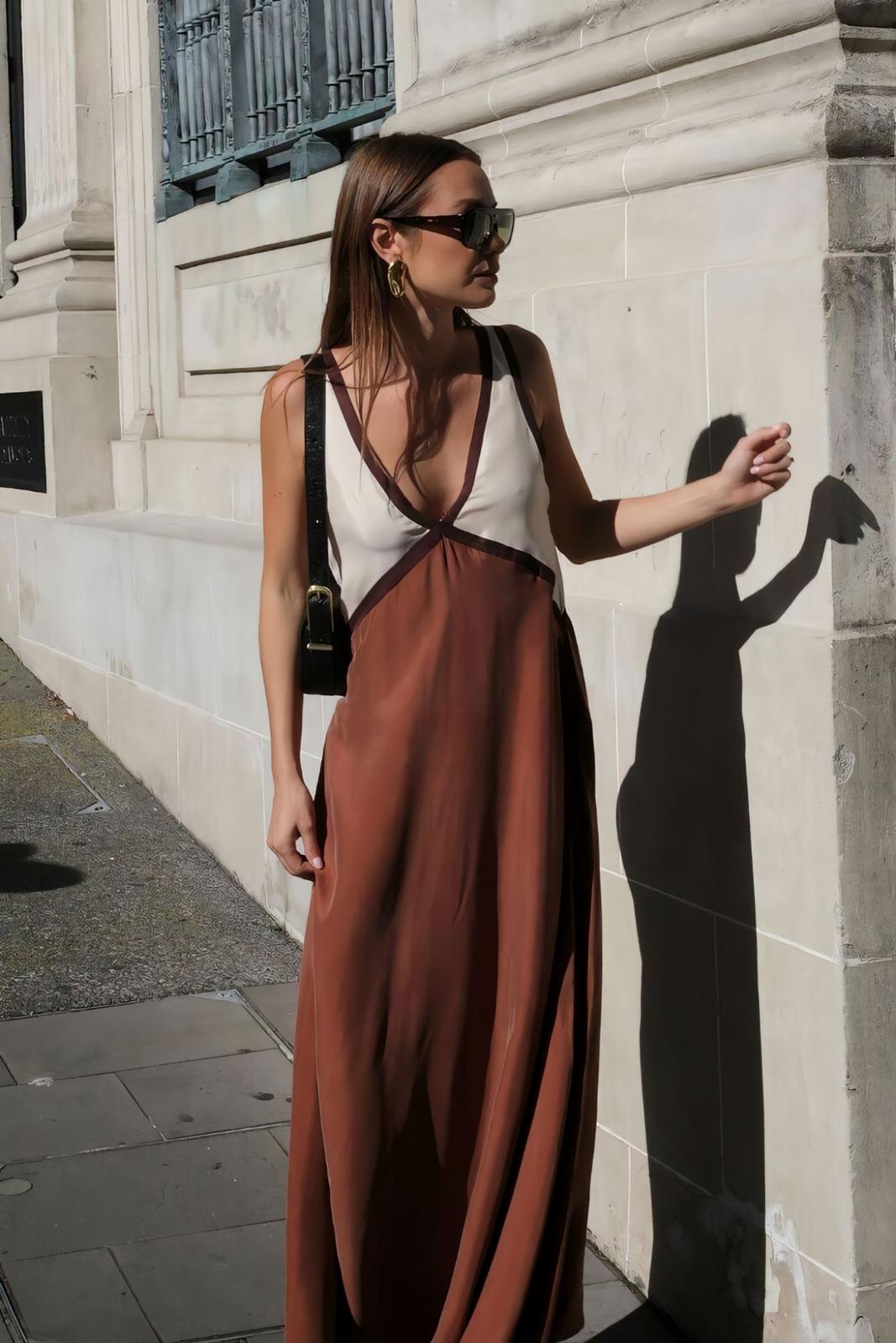 Gabrielle - Vestido Midi sin mangas