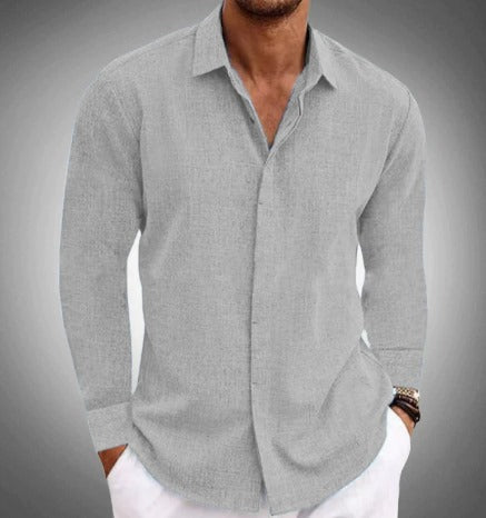 Roberto | Camisa Manga Larga Elegante y Casual