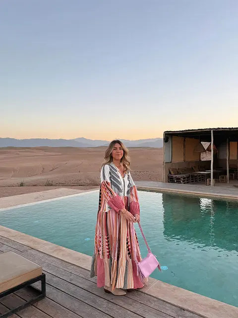 Maricela - Vestido Vintage Fluido
