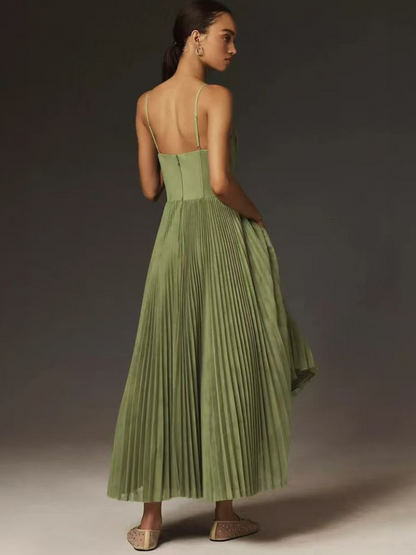 Olivia - Vestido Largo Plisado