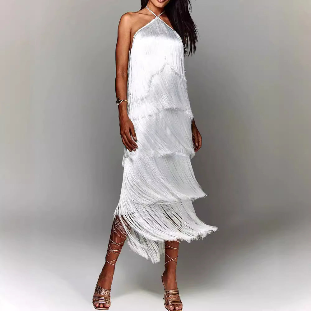 Tamara - Vestido con Flecos