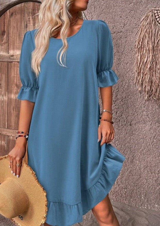 Eider - Vestido Suelto Media Manga
