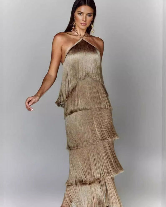 Tamara - Vestido con Flecos