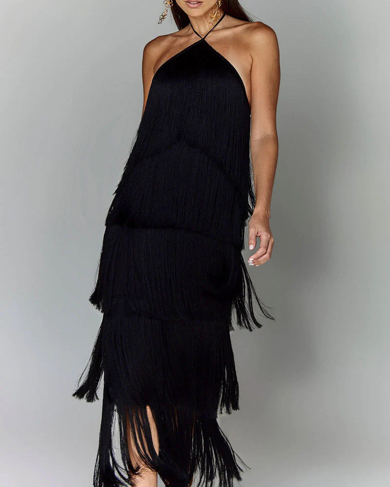 Tamara - Vestido con Flecos