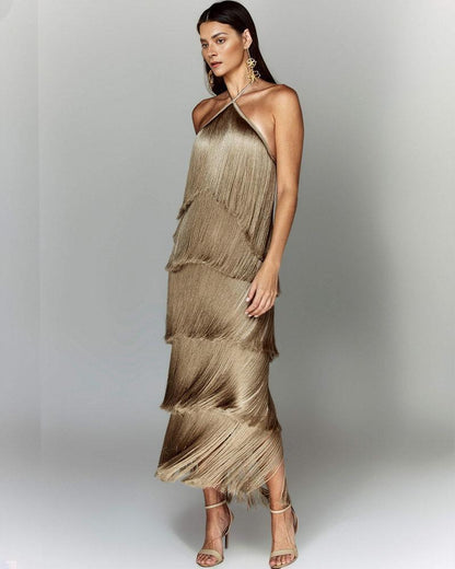 Tamara - Vestido con Flecos
