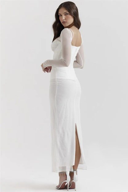 Romina - Vestido Largo con Glamour