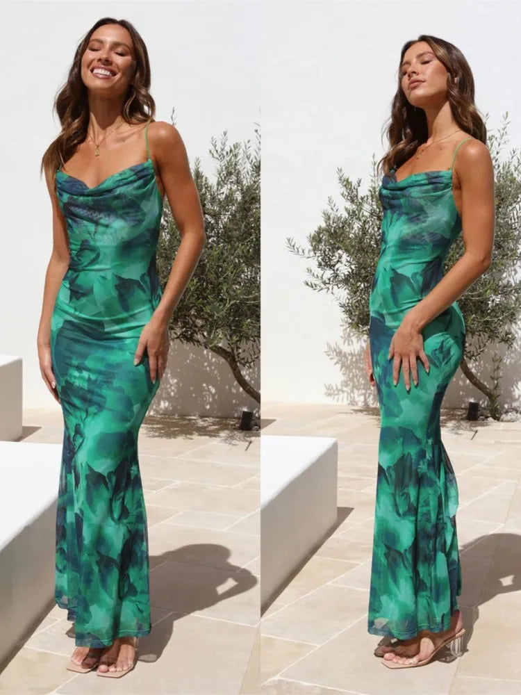 Daniela - Vestido verde elegante