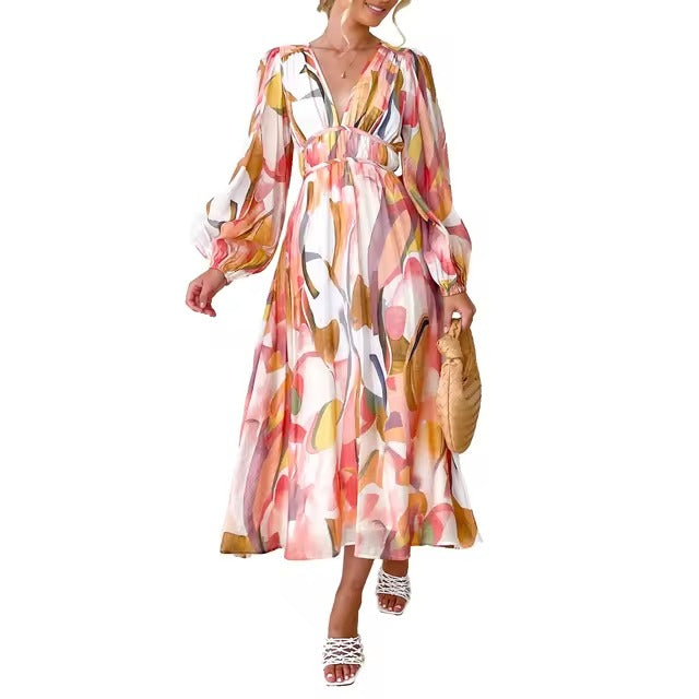 Nina - Vestido Elegante con estampado Floral