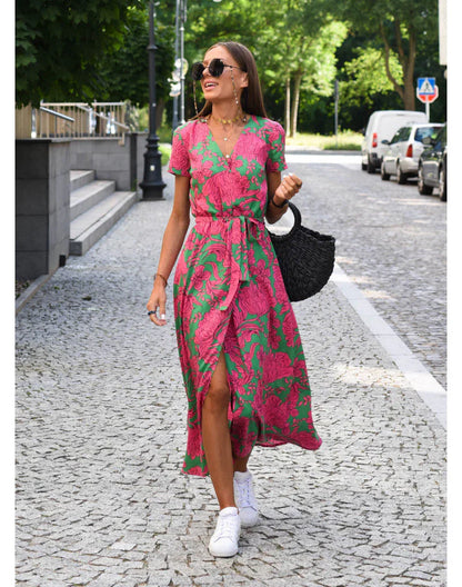 Fátima | Vestido colorido con Estilo