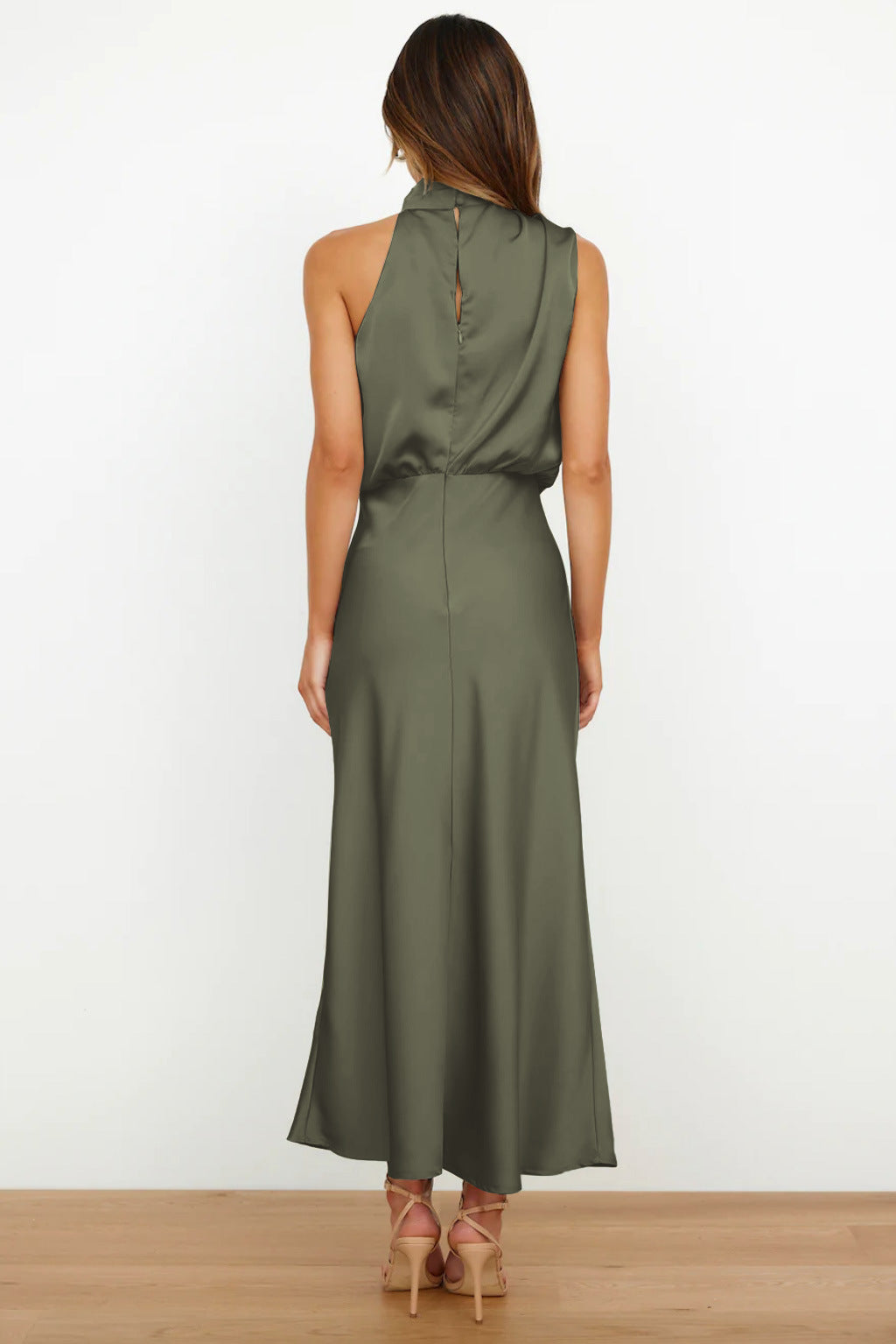 Catalina - Vestido largo satinado