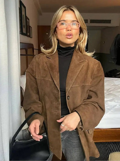 Ariana - Chaqueta Aterciopelada Elegante