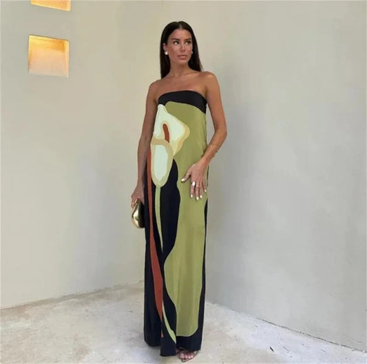 Jacinta - Vestido Largo Palabra Honor