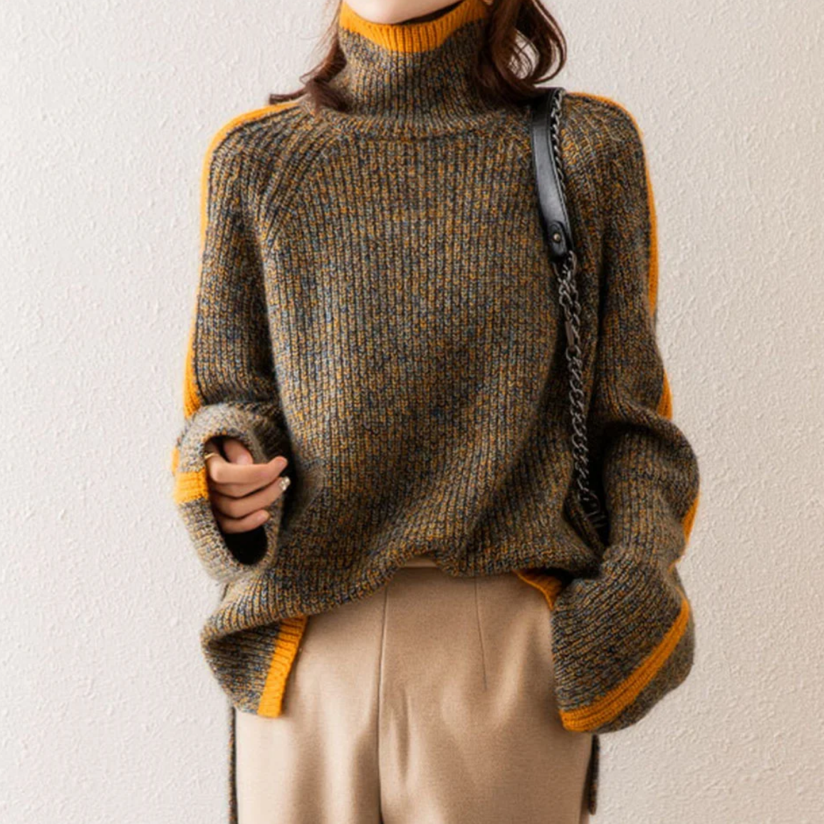 Malena - Jersey de Cuello Alto