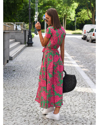 Fátima | Vestido colorido con Estilo