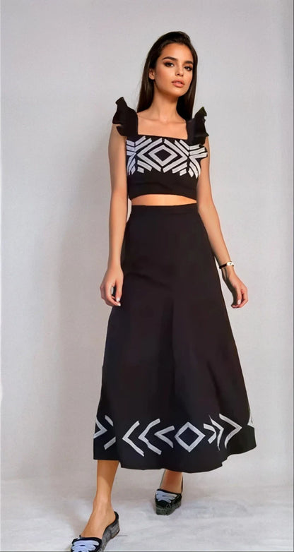 Elvira - Conjunto Falda y Top