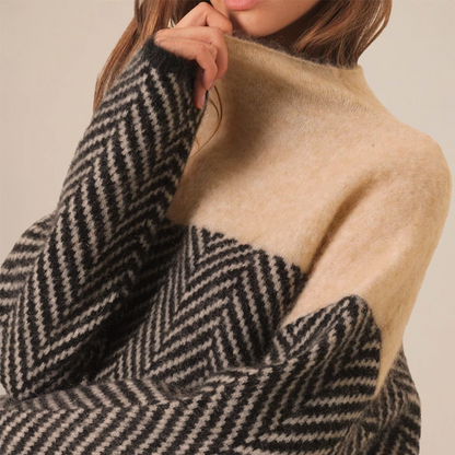 Martina - Suave jersey de cuello alto