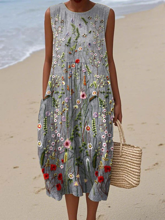 Cora | Vestido Midi de flores