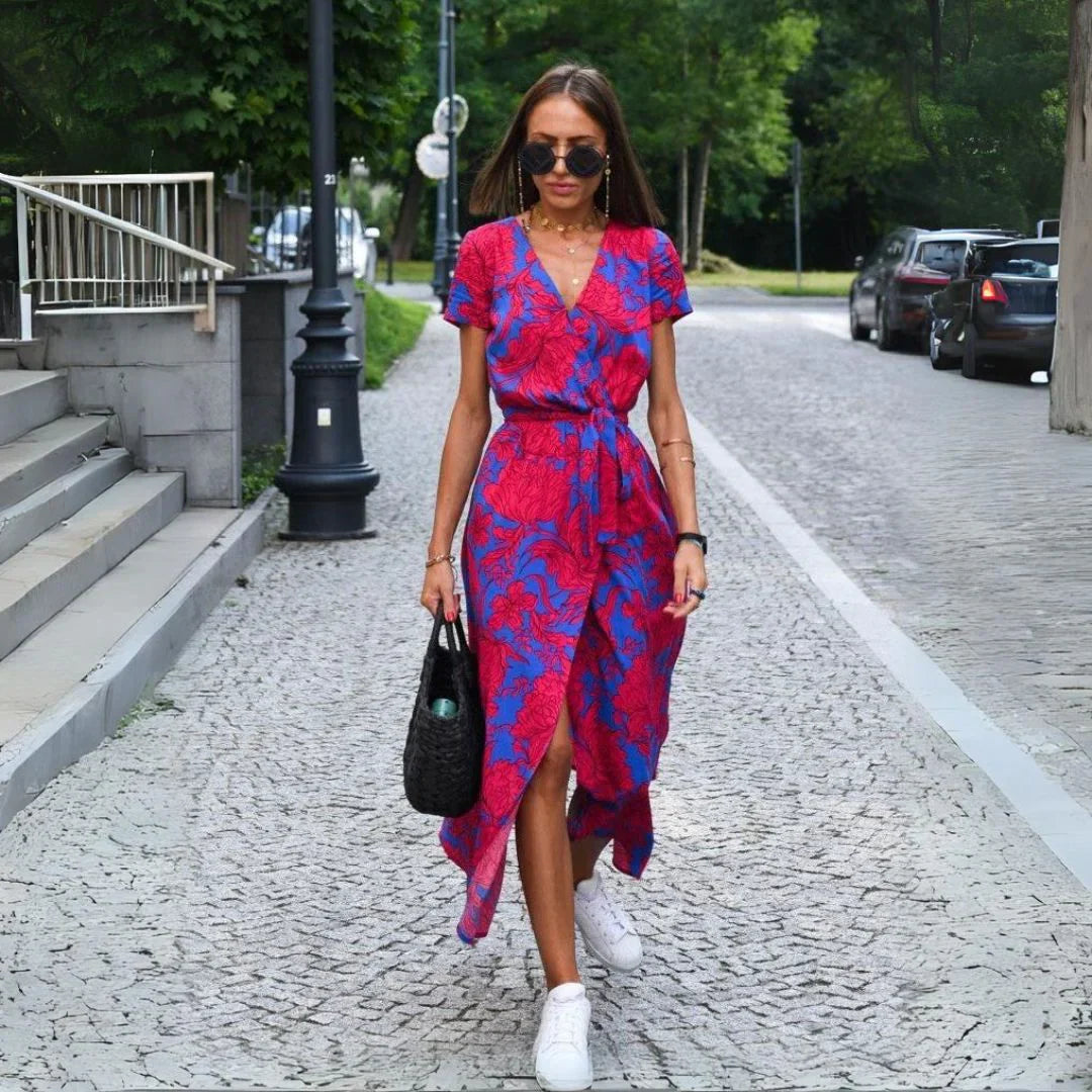 Fátima | Vestido colorido con Estilo