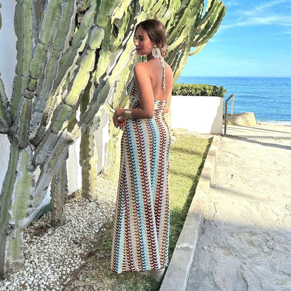 Azucena - Vestido Largo de Colores