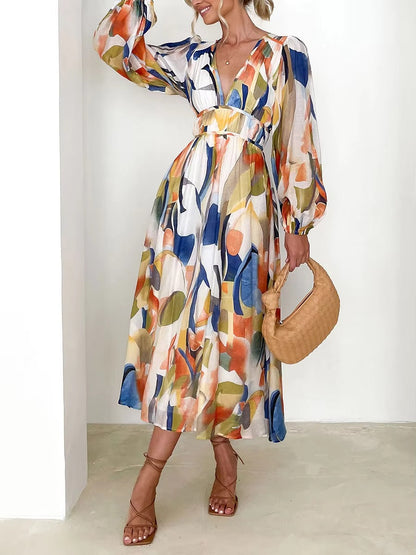 Nina - Vestido Elegante con estampado Floral