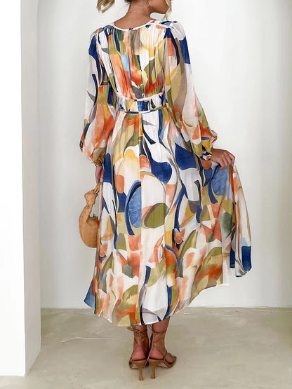 Nina - Vestido Elegante con estampado Floral